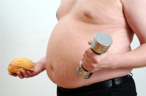 "These abs were totally made in the kitchen"